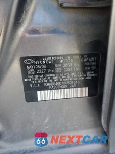 Zdjęcie 13 z 13 samochodu: 2008 HYUNDAI ELANTRA GLS VIN:KMHDU46D78U504343 - miniatura