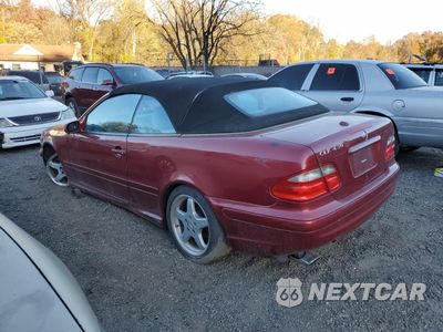Drugie zdjęcie samochodu z przodu: 2002 MERCEDES-BENZ CLK 430 VIN:WDBLK70G62T112427 - miniatura