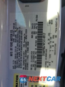 Zdjęcie 12 z 12 samochodu: 2015 FORD FUSION S VIN:1FA6P0G74F5114917 - miniatura
