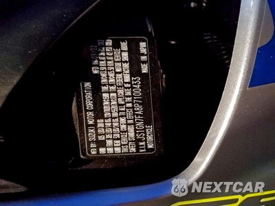 Zdjęcie 9 z 10 samochodu: 2023 SUZUKI GSX-R600 VIN:JS1GN7FA8P7100433 - miniatura