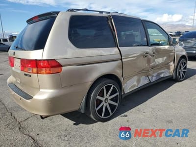 Trzecie zdjęcie samochodu z tyłu: 2000 HONDA ODYSSEY EX VIN:2HKRL1863YH585152 - miniatura