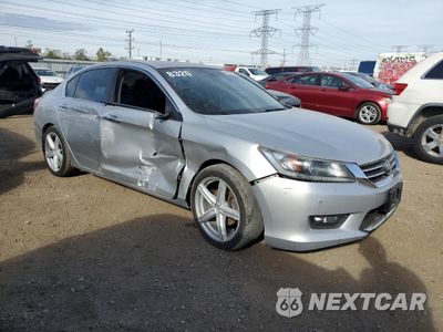 Czwarte zdjęcie samochodu z boku: 2014 HONDA ACCORD SPORT VIN:1HGCR2F51EA073270 - miniatura
