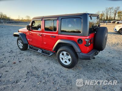 Drugie zdjęcie samochodu z przodu: 2021 JEEP WRANGLER UNLIMITED SPORT VIN:1C4HJXDN6MW534606 - miniatura