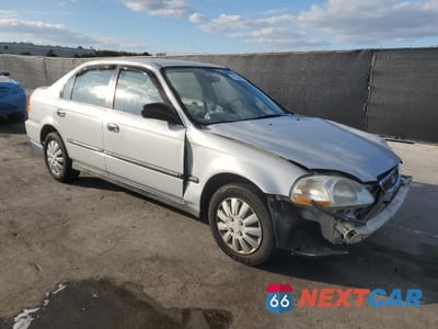 Czwarte zdjęcie samochodu z boku: 1996 HONDA CIVIC LX VIN:2HGEJ6679TH521892 - miniatura