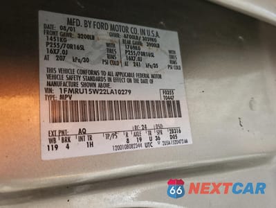 Zdjęcie 13 z 13 samochodu: 2002 FORD EXPEDITION XLT VIN:1FMRU15W22LA10279 - miniatura