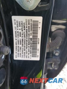 Zdjęcie 12 z 12 samochodu: 2020 HONDA CIVIC VIN:19XFC1F32LE011408 - miniatura