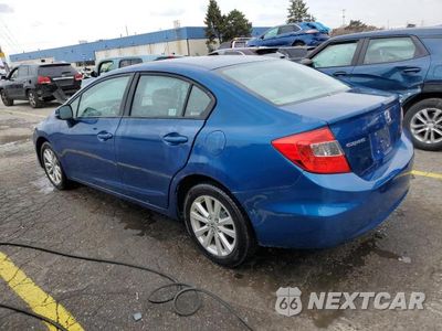 Drugie zdjęcie samochodu z przodu: 2012 HONDA CIVIC EXL VIN:19XFB2F93CE075969 - miniatura