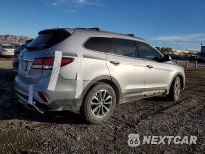 Trzecie zdjęcie samochodu z tyłu: 2017 HYUNDAI SANTA FE S VIN:KM8SM4HF9HU172685 - miniatura
