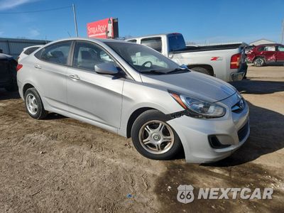 Czwarte zdjęcie samochodu z boku: 2013 HYUNDAI ACCENT GLS VIN:KMHCT4AE7DU408205 - miniatura