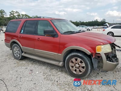 Czwarte zdjęcie samochodu z boku: 2003 FORD EXPEDITION EDDIE BAUER VIN:1FMPU17L03LC25056 - miniatura