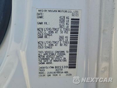 Zdjęcie 13 z 14 samochodu: 2021 NISSAN NV 200 DELIVERY VAN VIN:1N6BF0LY7MN805539 - miniatura