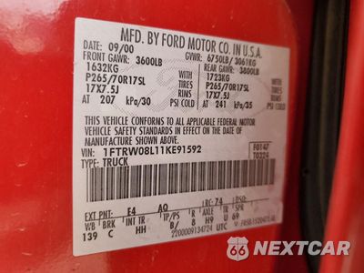 Zdjęcie 12 z 14 samochodu: 2001 FORD F150 SUPERCREW VIN:1FTRW08L11KE91592 - miniatura