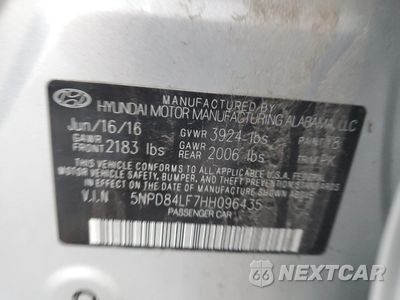 Zdjęcie 12 z 15 samochodu: 2017 HYUNDAI ELANTRA SE VIN:5NPD84LF7HH096435 - miniatura