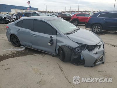Czwarte zdjęcie samochodu z boku: 2022 TOYOTA COROLLA SE VIN:5YFS4MCE2NP122304 - miniatura