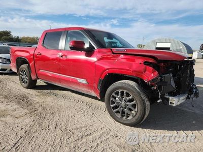 Czwarte zdjęcie samochodu z boku: 2025 TOYOTA TUNDRA CREWMAX PLATINUM VIN:5TFNC5DB5SX109344 - miniatura