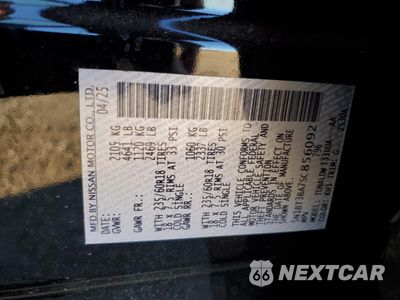 Zdjęcie 12 z 14 samochodu: 2025 NISSAN ROGUE SV VIN:5N1BT3BA7SC856092 - miniatura