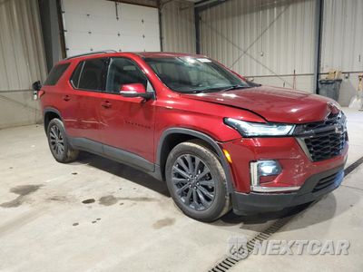 Czwarte zdjęcie samochodu z boku: 2022 CHEVROLET TRAVERSE RS VIN:1GNEVJKW5NJ150127 - miniatura