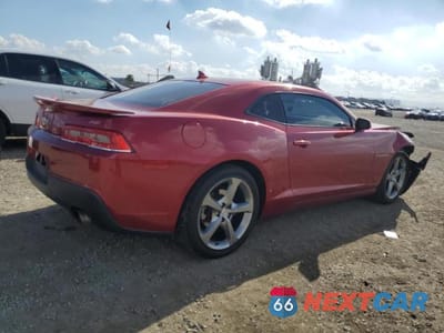 Trzecie zdjęcie samochodu z tyłu: 2014 CHEV CAMARO LT VIN:2G1FB1E33E9318620 - miniatura