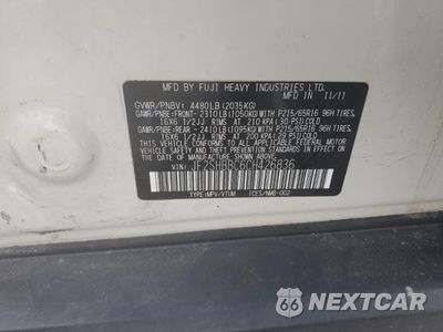 Zdjęcie 13 z 13 samochodu: 2012 SUBARU FORESTER 2.5X VIN:JF2SHBBC6CH426836 - miniatura