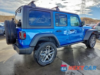 Trzecie zdjęcie samochodu z tyłu: 2025 JEEP WRANGLER SPORT 4XE VIN:1C4RJXN68SW565140 - miniatura