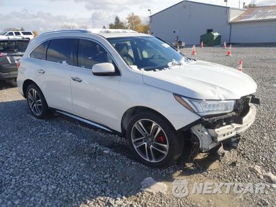 Czwarte zdjęcie samochodu z boku: 2017 ACURA MDX ADVANCE VIN:5FRYD3H80HB004533 - miniatura