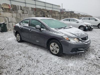 Czwarte zdjęcie samochodu z boku: 2013 HONDA CIVIC LX VIN:19XFB2F57DE035909 - miniatura