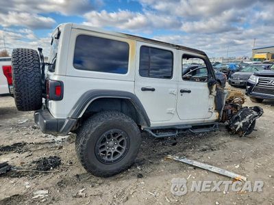 Trzecie zdjęcie samochodu z tyłu: 2023 JEEP WRANGLER SPORT VIN:1C4HJXDG8PW677644 - miniatura