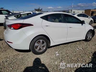 Trzecie zdjęcie samochodu z tyłu: 2015 HYUNDAI ELANTRA SE VIN:5NPDH4AE4FH561664 - miniatura