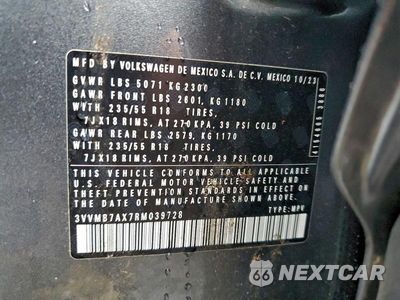 Zdjęcie 23 z 24 samochodu: 2024 VOLKSWAGEN TIGUAN SE VIN:3VVMB7AX7RM039728 - miniatura