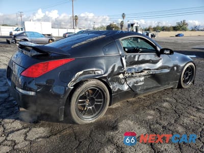 Trzecie zdjęcie samochodu z tyłu: 2006 NISSAN 350Z COUPE VIN:JN1AZ34D06M307875 - miniatura