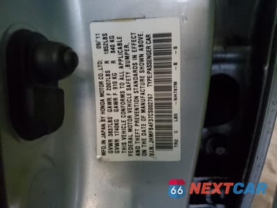Zdjęcie 12 z 12 samochodu: 2012 HONDA CIVIC HYBRID L VIN:JHMFB4F37CS002767 - miniatura