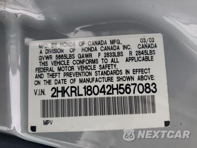 Zdjęcie 13 z 15 samochodu: 2002 HONDA ODYSSEY EXL VIN:2HKRL18042H567083 - miniatura