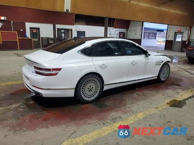Trzecie zdjęcie samochodu z tyłu: 2022 GENESIS G80 BASE VIN:KMTGB4SC4NU092268 - miniatura
