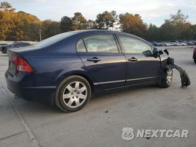 Trzecie zdjęcie samochodu z tyłu: 2007 HONDA CIVIC LX VIN:2HGFA16537H513699 - miniatura