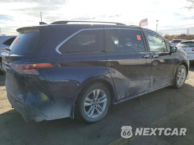 Trzecie zdjęcie samochodu z tyłu: 2022 TOYOTA SIENNA XLE VIN:5TDJSKFC4NS057480 - miniatura