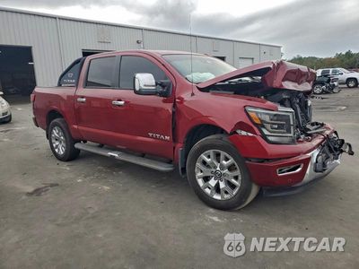 Czwarte zdjęcie samochodu z boku: 2021 NISSAN TITAN SV VIN:1N6AA1ED6MN501256 - miniatura