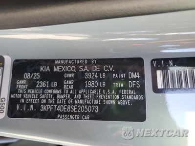 Zdjęcie 12 z 15 samochodu: 2025 KIA K4 LX VIN:3KPFT4DE8SE205073 - miniatura