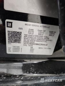 Zdjęcie 12 z 12 samochodu: 2021 GMC SIERRA K1500 SLT VIN:1GTU9DED9MZ260618 - miniatura
