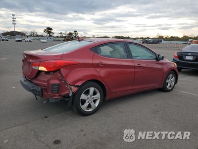 Trzecie zdjęcie samochodu z tyłu: 2013 HYUNDAI ELANTRA GLS VIN:5NPDH4AE6DH330066 - miniatura