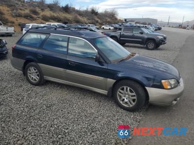 Czwarte zdjęcie samochodu z boku: 2000 SUBARU LEGACY OUTBACK AWP VIN:4S3BH6757Y6631486 - miniatura