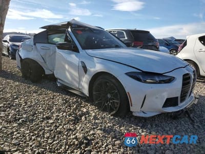 Czwarte zdjęcie samochodu z boku: 2025 BMW M3 COMPETITION VIN:WBS33HJ08SFV17721 - miniatura