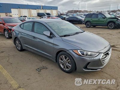 Czwarte zdjęcie samochodu z boku: 2018 HYUNDAI ELANTRA SEL VIN:KMHD84LF9JU607831 - miniatura