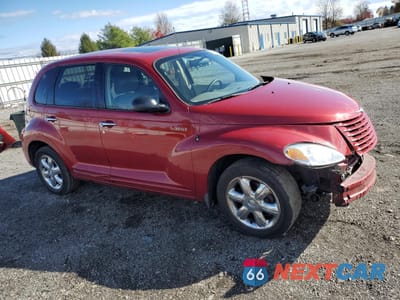 Czwarte zdjęcie samochodu z boku: 2002 CHRYSLER PT CRUISER LIMITED VIN:3C8FY68B02T316806 - miniatura