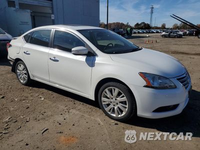 Czwarte zdjęcie samochodu z boku: 2014 NISSAN SENTRA S VIN:3N1AB7AP7EY260818 - miniatura