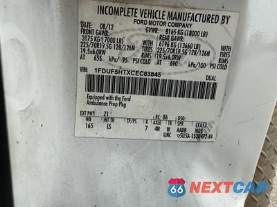 Zdjęcie 11 z 11 samochodu: 2012 FORD F550 SUPER DUTY VIN:1FDUF5HTXCEC83845 - miniatura