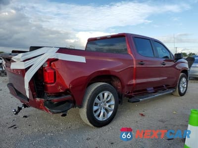 Trzecie zdjęcie samochodu z tyłu: 2022 CHEVROLET SILVERADO LTD C1500 CUSTOM VIN:3GCPWBEK9NG174297 - miniatura