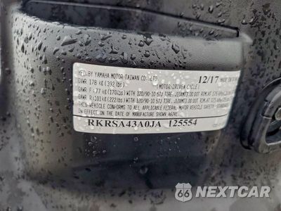 Zdjęcie 9 z 9 samochodu: 2018 YAMAHA YW50 F VIN:RKRSA43A0JA125554 - miniatura
