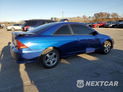 Trzecie zdjęcie samochodu z tyłu: 2004 HONDA CIVIC EX VIN:1HGEM22054L046822 - miniatura