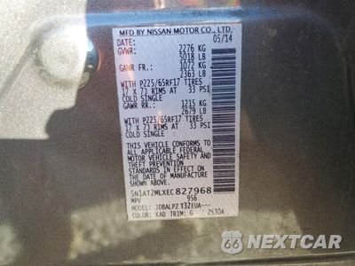 Zdjęcie 14 z 14 samochodu: 2014 NISSAN ROGUE S VIN:5N1AT2MLXEC827968 - miniatura