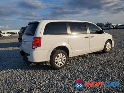 Trzecie zdjęcie samochodu z tyłu: 2019 DODGE GRAND CARAVAN SE VIN:2C4RDGBG3KR728600 - miniatura